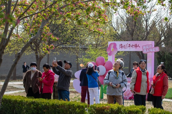 海棠花開憶偉人——周恩來鄧穎超紀念館第二屆海棠文化周啟幕