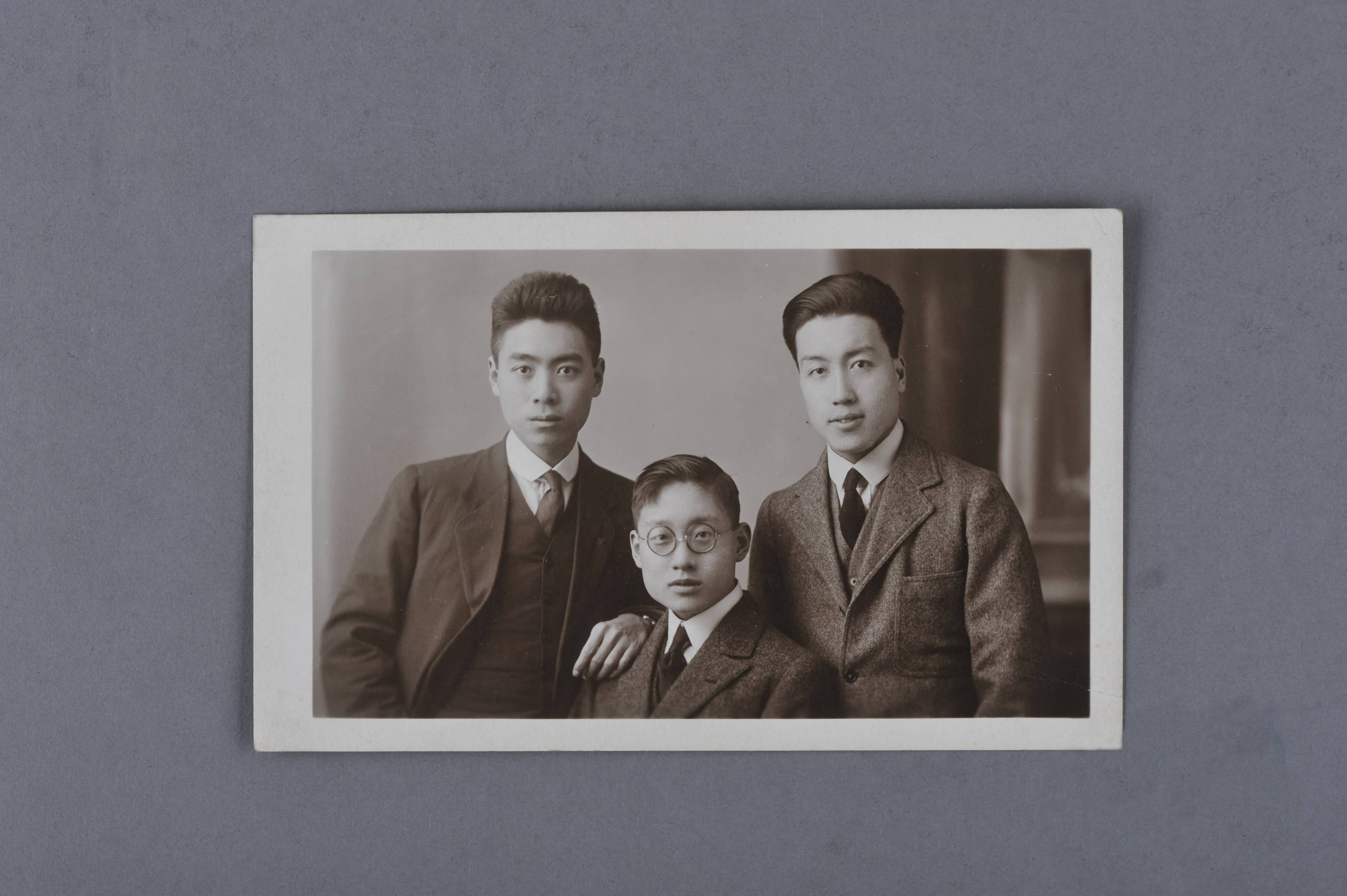 1921年1月周恩来等人在伦敦的合影